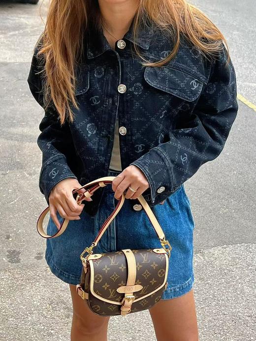 M46740-驴家 SAUMUR BB手袋 双子星斜挎包（DG*MM） 商品图3