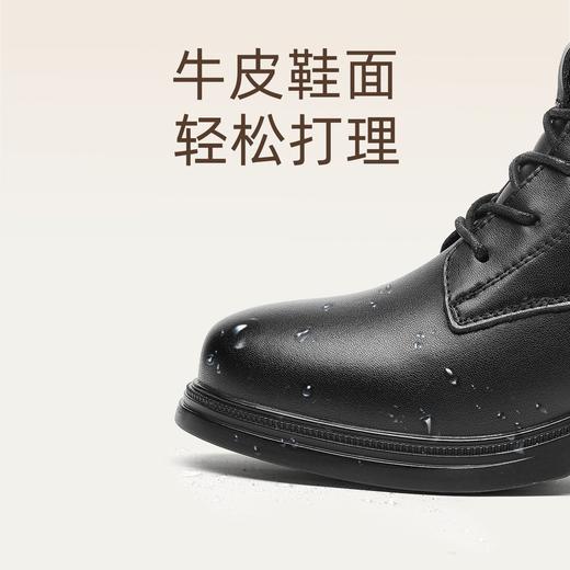 信诺妈妈鞋真皮软底舒适女鞋2025冬季新款加绒保暖棉鞋马丁靴短靴X5M124-205 商品图1