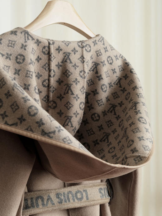 【只可换码，不退货】GY21-驴家驼蓝小花短款秋冬经典款羊毛大衣（SZX*MM） 商品图11