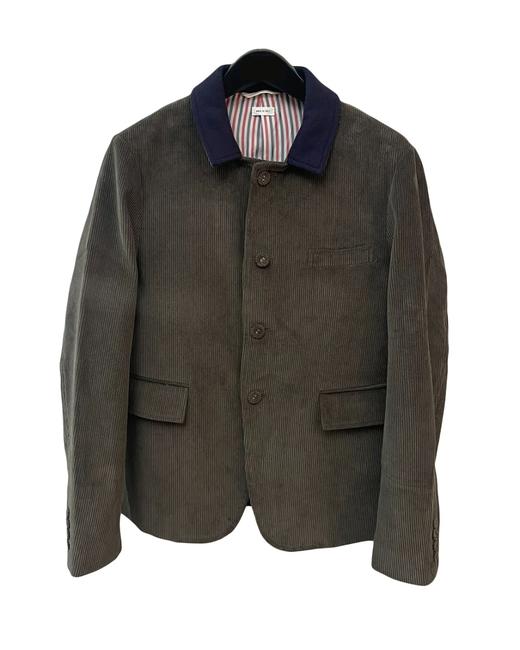 男款毛呢领灯芯绒西装外套lv022 商品图0