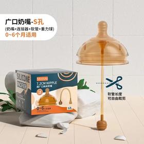 广（7.2）口径奶嘴S孔！每月第1件2元、第2件5元、仅限会员