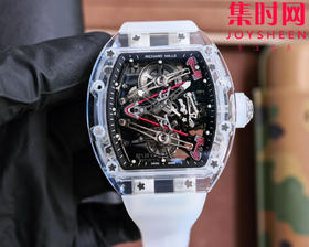 『水晶』理查德米勒 理查米尔全透明壳 推出 RM38-02 水晶 粉色主题镂空真陀飞轮腕表