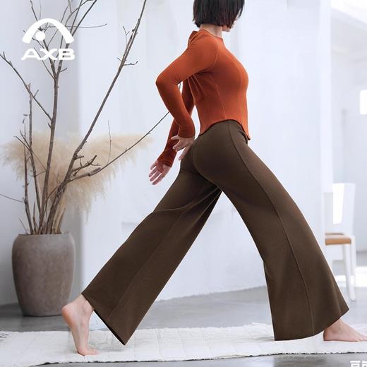 爱暇步暖绒瑜伽裤宽松显瘦直筒长裤外穿2025秋冬新款运动健身裤女 商品图4
