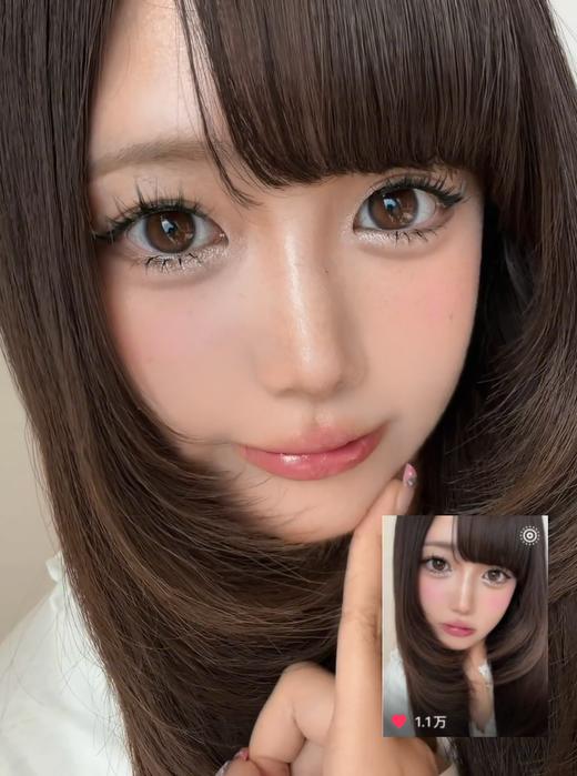 fully gift 半年抛  桃心回甘 直径14.5mm着色 13.6mm 商品图0