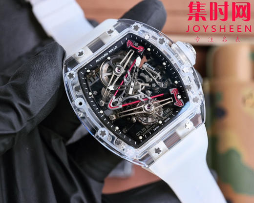 『水晶』理查德米勒 理查米尔全透明壳 推出 RM38-02 水晶 粉色主题镂空真陀飞轮腕表 商品图1