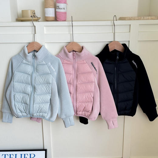 【新国标90白鸭绒109/件】】儿童奥粒绒拼接羽绒服男女童校服神器聚【任选商品需单独购买，不可跨链接合并付款⭐️ 商品图2