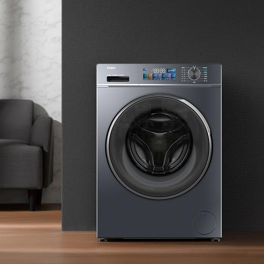 海尔EG100PRO86S直驱超薄变频滚筒洗衣机10kg全自动洗脱一体家用 商品图2