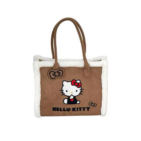 复古凯蒂毛毛款撞色单肩包纪念日百货门店同款163645081