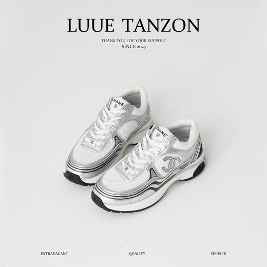 xx72-香奈儿 23C皮革徽标银角大王低帮生活休闲鞋女款 (WG) 商品图0