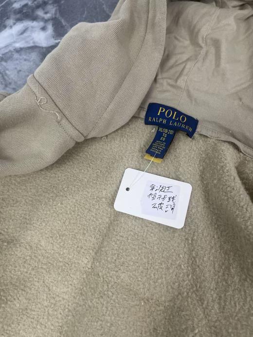 瑕疵POLO RALPH LAUREN童装拉链连帽加绒外套 商品图3