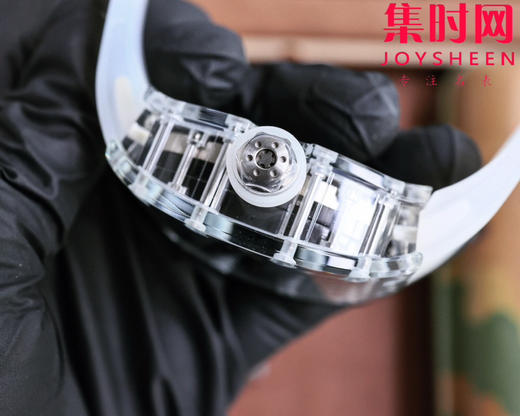 『水晶』理查德米勒 理查米尔全透明壳 推出 RM38-02 水晶 粉色主题镂空真陀飞轮腕表 商品图4