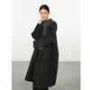 极简款灰色系带帽羊绒长款大衣-纪念日百货门店同款167095398 商品缩略图1