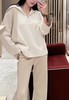 女款半拉链长袖针织毛衣015 商品缩略图1