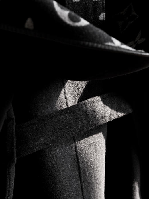 【只可换码，不退货】GY22-驴家黑白中花短款秋冬经典款羊毛大衣外套（SZX*MM） 商品图9