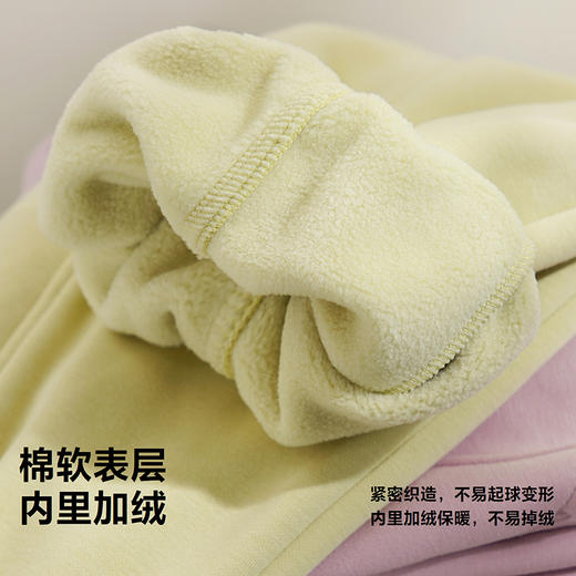 迷你巴拉儿童裤子宝宝女童2025冬新款保暖可调节加绒长裤 商品图3