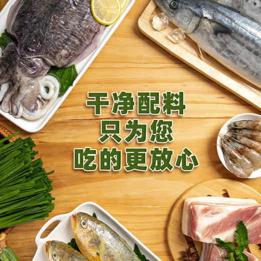 【乐德专属】双合园水饺海鲜水饺鲅鱼墨鱼黄花鱼海胆饺300g*4袋 商品图2