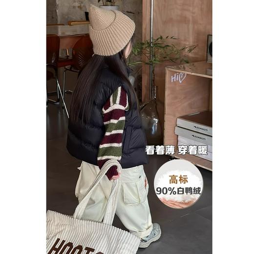 【亏清39.9元/件】2024秋冬新款儿童羽绒马甲洋气男童女童羽绒背心宝宝外穿马夹聚【任选商品需单独购买，不可跨链接合并付款⭐️ 商品图4