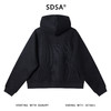 25204SDSA男士秋冬新款痞帅男装时尚简约烫钻拉链连帽针织卫衣外套百搭 商品缩略图5