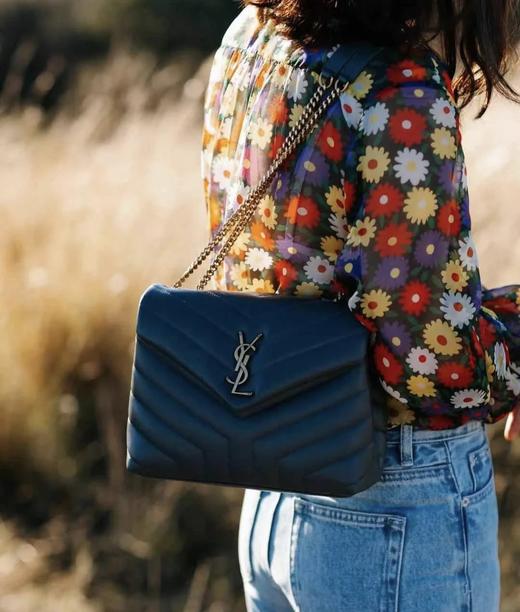 BT349-BT350-圣罗兰方胖子 小号/迷你 Logo绗缝  斜挎包单肩包（ZJ） 商品图3