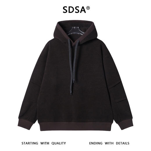 52099SDSA男士秋冬新款痞帅男装美式复古抽绳连帽卫衣百搭时尚套头上衣 商品图1