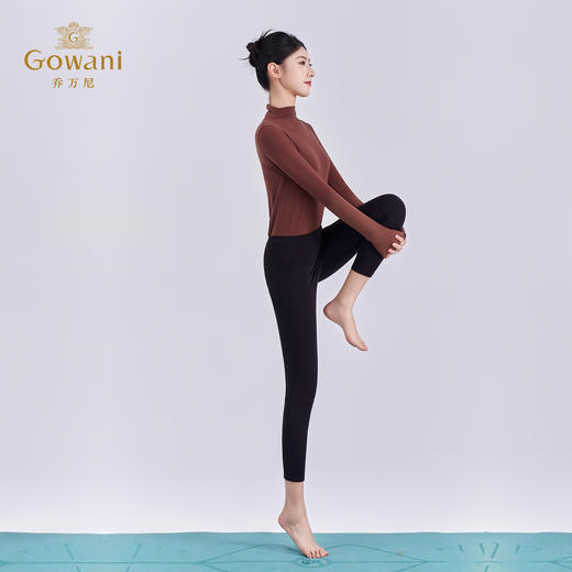 乔万尼兰精莫代尔腈纶修身保暖洋气百搭轻奢女针织冬外穿打底长裤EZ4F165 商品图3