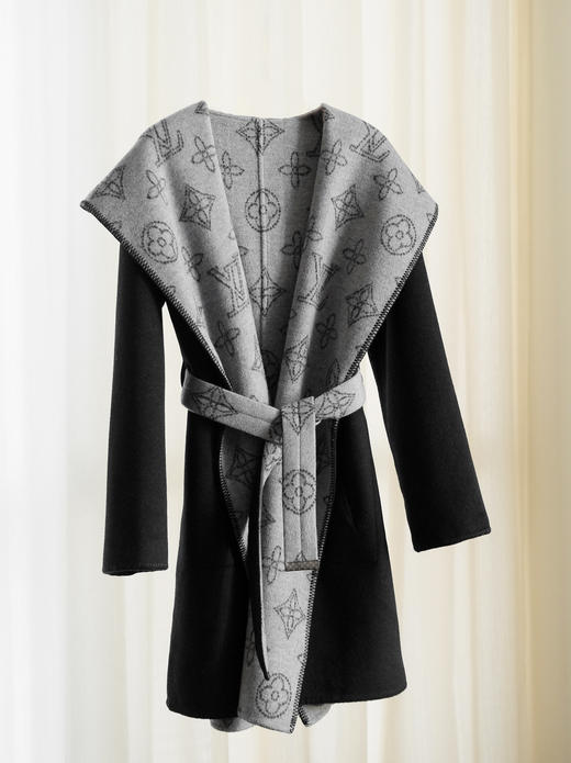 【只可换码，不退货】GY34-驴家金晨同款空心花长款秋冬经典款羊毛双面大衣（SZX*MM） 商品图6