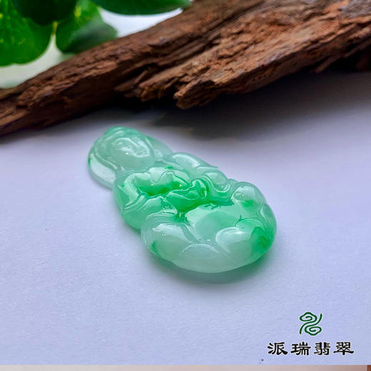 派瑞翡翠 翡翠观音 糯冰 浅绿 商品图3