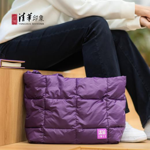 清华文创简约款单肩棉包 商品图5