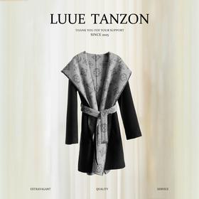 【只可换码，不退货】GY34-驴家金晨同款空心花长款秋冬经典款羊毛双面大衣（SZX*MM）