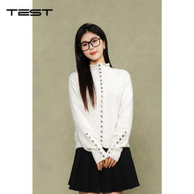 冬上新法式宽松显瘦温柔风半高领毛衣1254119