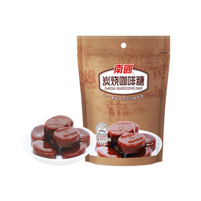 南国炭烧咖啡糖50g/袋