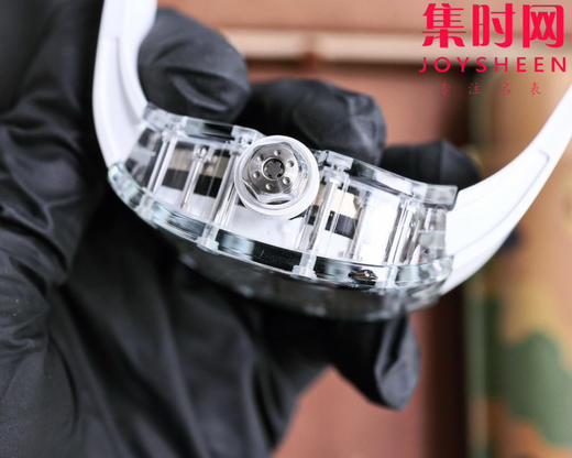 『水晶』理查德米勒 理查米尔全透明壳 推出 RM38-02 水晶 粉色主题镂空真陀飞轮腕表 商品图5