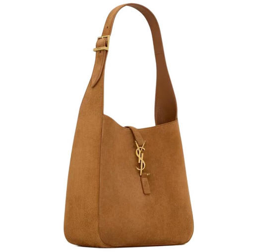 GZ271-圣罗兰 hobo手提单肩包麂皮棕（JF*MM） 商品图1
