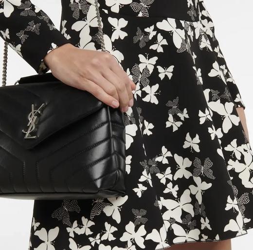 BT349-BT350-圣罗兰方胖子 小号/迷你 Logo绗缝  斜挎包单肩包（ZJ） 商品图5