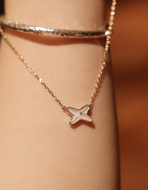 尚mei巴li  无logo 品质一如既往 项链 保色长久 18K玫瑰金色项链 商品图0