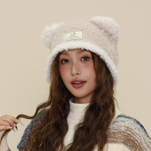 熊猫趴耳针织帽帽子-纪念日百货门店同款165493966 商品图0