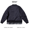 SDSA男士秋冬新款痞帅男装潮牌下摆拼接棒球领棉服百搭时尚外套 商品缩略图4