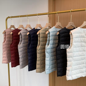 好品质！ 好穿不钻绒！ 2025两种穿法叠穿内搭白鸭绒羽绒背心马甲！