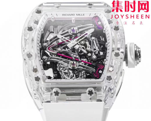 『水晶』理查德米勒 理查米尔全透明壳 推出 RM38-02 水晶 粉色主题镂空真陀飞轮腕表 商品图2
