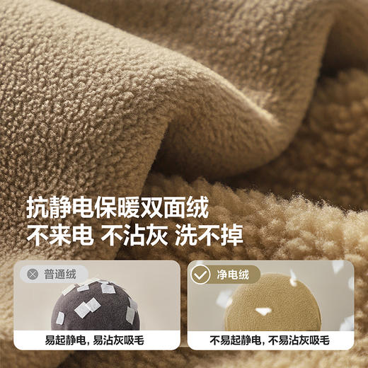 迷你巴拉男女童亲子抗静电毛绒外套摇粒绒保暖户外风2025秋新 商品图3