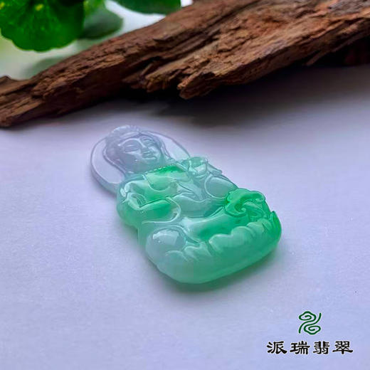 派瑞翡翠 翡翠观音 糯种 浅绿 商品图3
