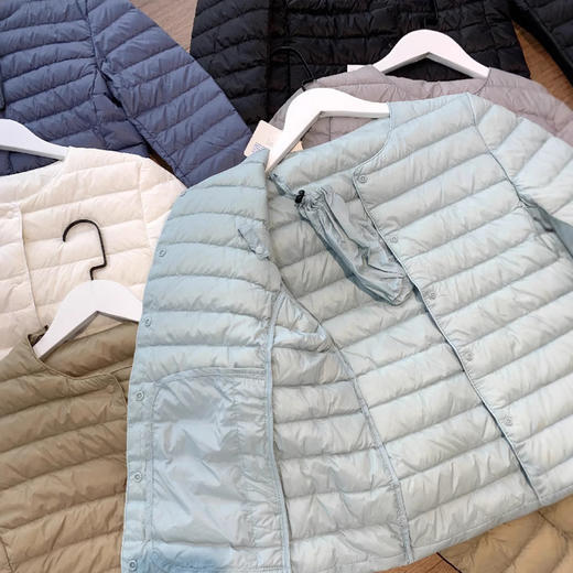 【双十一来了】穿三季！好穿不跑毛！2025轻盈保暖90白鸭绒羽绒服女短款秋冬！ 商品图2