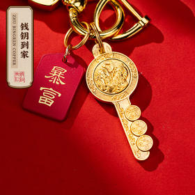 【预售】朱炳仁铜 “作品名：钱钥到家” 