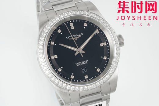 浪琴新款 AF康卡斯悦动41系列 钻圈款 男士腕表 商品图2