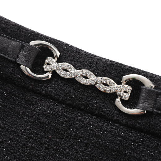 「高货wl」全新升级【铂金会员496/天猫669/差价173】(99322)洛诗琳2025秋冬通勤优雅小香风外套高腰A字半身裙两件套 商品图3