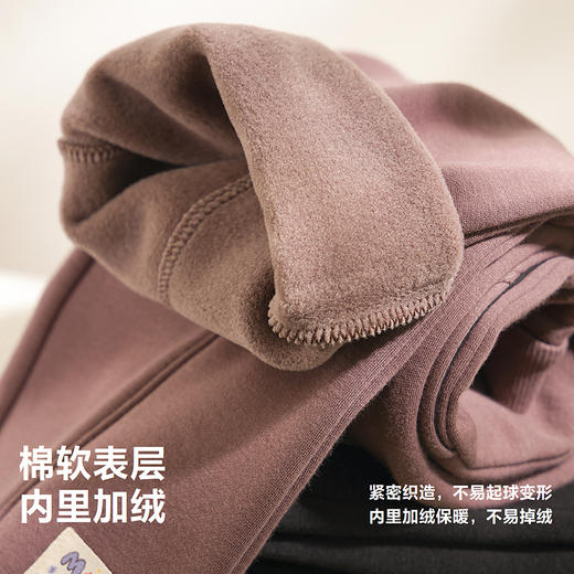 【艺术家联名】迷你巴拉女童儿童微喇长裤2025冬新品内里加绒裤子 商品图3