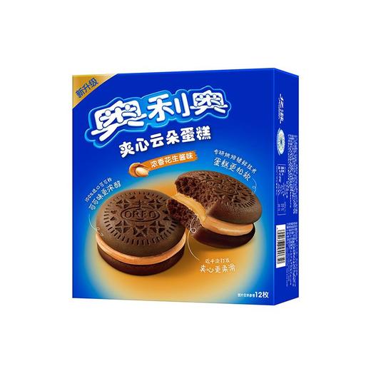 奥利奥 夹心云朵蛋糕浓香花生酱味 264g/盒 商品图1