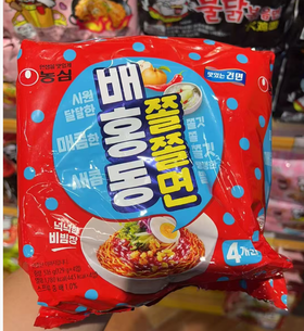 农心 韩式筋道拌面129g*4농심 배홍동쫄쫄면129g*4