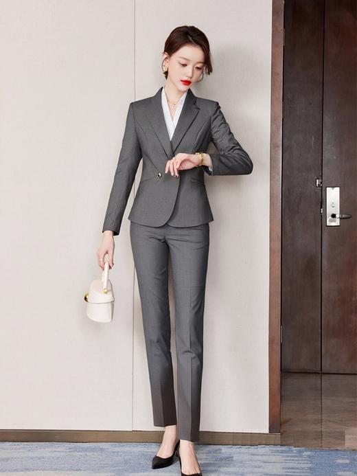 G2000女装FW25商场同款【绵羊毛混纺】修身剪裁西装58914003 商品图1