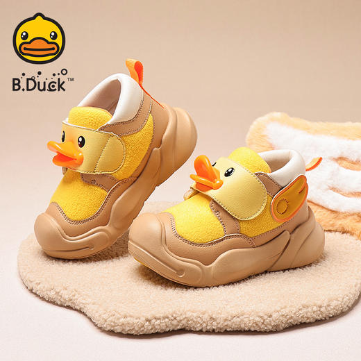 B.Duck小黄鸭童鞋冬季加绒保暖运动鞋24-30码 B5686811 商品图5